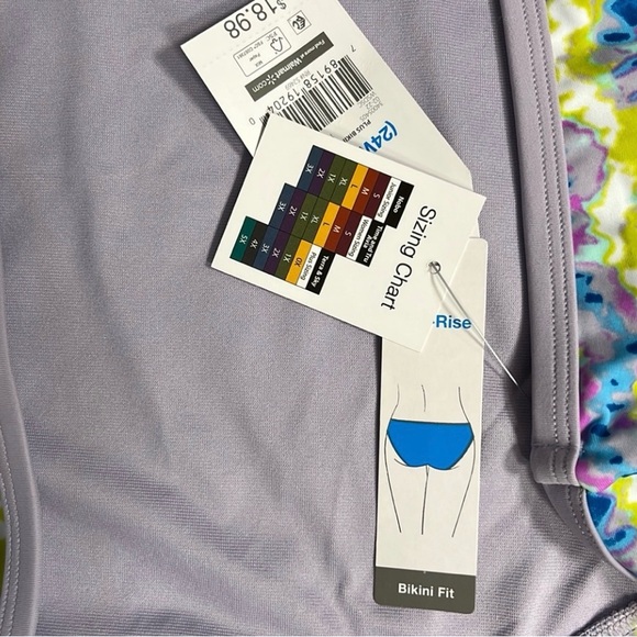 Time and Tru Women's Plus Size 3X (24W26W) Multi-Color Wave Print
Bikini Bottom - Picture 9 of 11